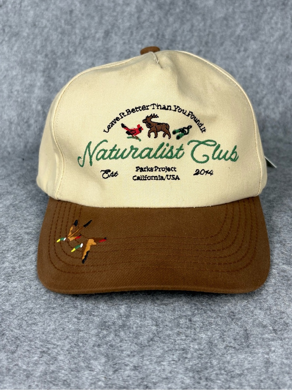 Parks Project Kids Naturalist Club Cap - Cream & Brown